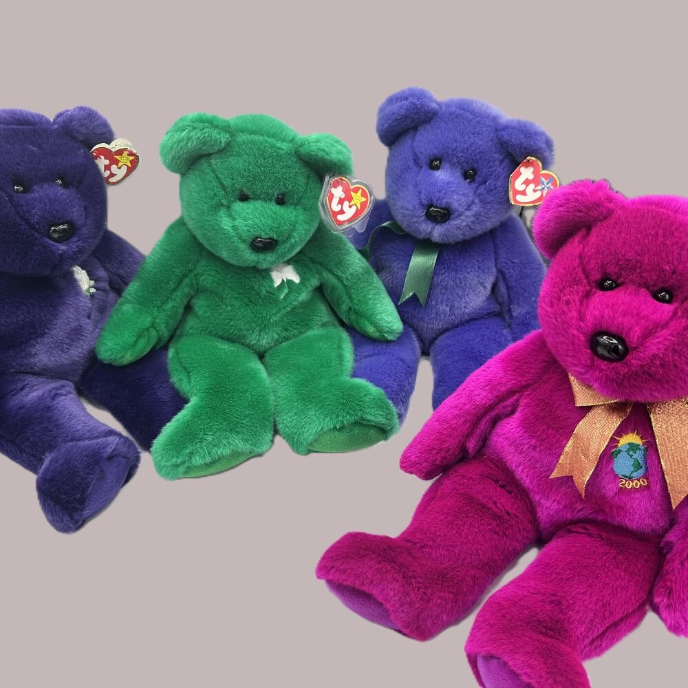 Lot of 4 Ty Beanie Buddies